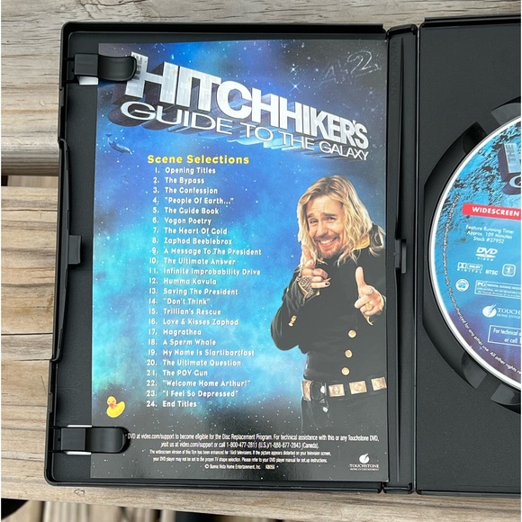 ’The Hitchhikers Guide to the Galaxy’ Widescreen Movie DVD! EUC! - Picture 4 of 9